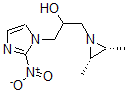 CAS 登录号：105027-77-8， 1-[(2S,3R)-2,3-二甲基氮丙啶-1-基]-3-(2-硝基咪唑-1-基)丙-2-醇