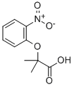 结构式 CAS# 10514-62-2, 2-甲基-2-(2-硝基苯氧基)丙酸