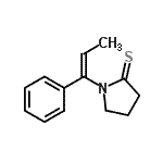 CAS#: 105284-72-8， 1-[(1Z)-1-Phenyl-1-Propen-1-Yl]-2-Pyrrolidinethione