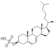 CAS 登录号：10529-44-9， 7-去氢胆固醇-3-硫酸酯