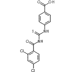 CAS#: 105354-19-6， 4-{[(2,4-Dichlorobenzoyl)Carbamothioyl]Amino}Benzoic Acid