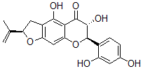 CAS#: 105377-66-0， (2R,6R,7R)-7-(2,4-Dihydroxyphenyl)-4,6-Dihydroxy-2-Prop-1-En-2-Yl-2,3,6,7-Tetrahydrofuro[3,2-g]Chromen-5-One