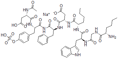 CAS#: 105504-60-7， N-Acetyl-Norleucine(28,31)-Cholecystokinin (26-33)
