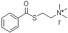 结构式 CAS# 10561-14-5, 2-(苯甲酰硫基)-N,N,N-三甲基乙铵碘化物
