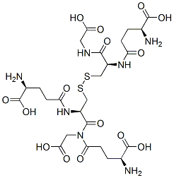 CAS 登录号：105644-04-0， (2S)-2-氨基-5-[[(2R)-2-[[(4S)-4-氨基-5-羟基-5-氧代戊酰]氨基]-3-硫基丙酰]-(羧甲基)氨基]-5-氧代戊酸