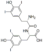CAS#: 1057-47-2， (2S)-2-[[(2S)-2-Amino-3-(4-Hydroxy-3,5-Diiodophenyl)Propanoyl]Amino]-3-(4-Hydroxy-3,5-Diiodophenyl)Propanoic Acid
