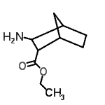 structure of CAS# 105786-35-4, Ethyl 3-Aminobicyclo[2.2.1]Heptane-2-Carboxylate;diendo-3-<wbr>Amino-bic<wbr>yclo[2.2.<wbr>1]heptane<wbr>-2-carbox<wbr>ylic acid<wbr> ethyl es<wbr>ter;diexo-3-A<wbr>mino-bicy<wbr>clo[2.2.1<wbr>]heptane-<wbr>2-carboxy<wbr>lic acid <wbr>ethyl est<wbr>er;ethyl 3-aminobicyclo[2.2.1]heptane-2-carboxylate