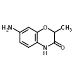 结构式 CAS# 105807-79-2, 7-氨基-2-甲基-2H-1,4-苯并恶嗪-3(4H)-酮