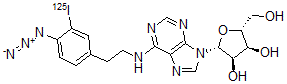 CAS#: 105811-49-2， N(6)-2-(4-Azido-3-Iodophenyl)Ethyladenosine