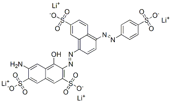 CAS#: 106028-58-4， Tetralithium (3E)-6-Amino-4-Oxo-3-[[7-Sulfonato-4-(4-Sulfonatophenyl)Diazenylnaphthalen-1-Yl]Hydrazinylidene]Naphthalene-2,7-Disulfonate