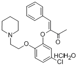 CAS#: 106064-13-5， (Z)-3-[5-Chloro-2-(2-Piperidin-1-Ium-1-Ylethoxy)Phenoxy]-4-Phenylbut-3-En-2-One Chloride