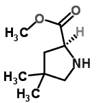 CAS#: 106230-19-7， Methyl (2S)-4,4-Dimethylpyrrolidine-2-Carboxylate
