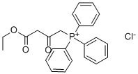 structure of CAS# 106302-03-8, (4-Ethoxy-2,4-Dioxobutyl)Triphenyl-Phosphonium Chloride (1:1);(3-ETHOXYCARBONYL-2-OXOPROPYL)TRIPHENYLPHOSPHONIUM CHLORIDE;(3-Ethoxycarbonyl-2-Oxoproply)Triphenylphosphonium Chloride;(3-(Ethoxycarbonyl)-2-Oxopropyl)Triphenyl-Phospho