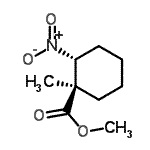 CAS#: 106334-36-5， Methyl (1R,2R)-1-Methyl-2-Nitrocyclohexanecarboxylate