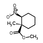 CAS#: 106334-37-6， Methyl (1R,2S)-1-Methyl-2-Nitrocyclohexanecarboxylate