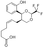 CAS#: 106393-80-0， (Z)-7-[(2S,4S,5R)-4-(2-Hydroxyphenyl)-2-(Trifluoromethyl)-1,3-Dioxan-5-Yl]Hept-5-Enoic Acid