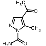 CAS#: 106659-98-7， 4-Acetyl-5-Methyl-1H-Pyrazole-1-Carboxamide