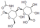 CAS#: 106759-09-5， (2S,3S,4S,5R,6R)-6-[(2R,3S,4R,5R,6R)-5-Acetamido-3-Hydroxy-2-(Hydroxymethyl)-6-Methoxyoxan-4-Yl]Oxy-3,4,5-Trihydroxyoxane-2-Carboxylic Acid