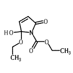 CAS#: 106788-24-3， Ethyl 2-Ethoxy-2-Hydroxy-5-Oxo-2,5-Dihydro-1H-Pyrrole-1-Carboxylate