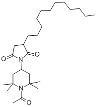 CAS#: 106917-31-1， 1-(1-Acetyl-2,2,6,6-Tetramethylpiperidin-4-Yl)-3-Dodecylpyrrolidine-2,5-Dione