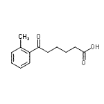 结构式 CAS# 107151-33-7, 6-(2-甲基苯基)-6-氧代己酸