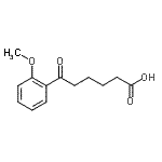 结构式 CAS# 107151-39-3, 6-(2-甲氧基苯基)-6-氧代己酸