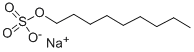 structure of CAS# 1072-15-7, Sodium Nonyl Sulfate;Sodium Nonyl Sulphate;Sulfuric Acid, Monononyl Ester, Sodium Salt