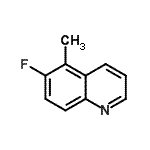 CAS#: 107224-22-6， 6-Fluoro-5-Methylquinoline