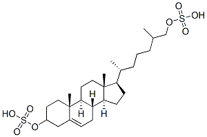 CAS#: 107241-08-7， [(8S,9S,10R,13R,14S,17S)-10,13-Dimethyl-17-[(2R)-6-Methyl-7-Sulfooxyheptan-2-Yl]-2,3,4,7,8,9,11,12,14,15,16,17-Dodecahydro-1H-Cyclopenta[a]Phenanthren-3-Yl] Hydrogen Sulfate