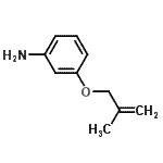 CAS#: 107268-37-1， 3-[(2-Methyl-2-Propen-1-Yl)Oxy]Aniline