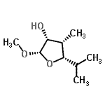 CAS#: 107465-04-3， (2S,3R,4S,5S)-5-Isopropyl-2-Methoxy-4-Methyltetrahydro-3-Furanol