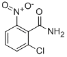 structure of CAS# 107485-64-3, 2-Chloro-6-Nitro-Benzamide;2-Chloro-6-Nitro-Benzamide;A4211/0179292;Zinc02389374