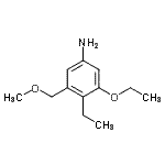 CAS#: 107490-08-4， 3-Ethoxy-4-Ethyl-5-(Methoxymethyl)Aniline