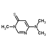 CAS#: 1075-43-0， 6-(Dimethylamino)-3-Methyl-4(3H)-Pyrimidinethione