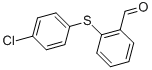 structure of CAS# 107572-07-6, 2-[(4-Chlorophenyl)Thio]-Benzaldehyde;2-[(4-Chlorophenyl)Thio]Benzaldehyde;Zinc00160994;Km 02217
