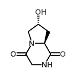 CAS#: 107676-54-0， (7R,8aS)-7-Hydroxyhexahydropyrrolo[1,2-a]Pyrazine-1,4-Dione