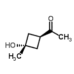 CAS#: 107693-40-3， 1-(trans-3-Hydroxy-3-Methylcyclobutyl)Ethanone