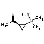 CAS#: 107749-71-3， 1-[(1S,2R)-2-(Trimethylsilyl)Cyclopropyl]Ethanone