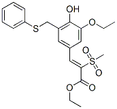CAS#: 107788-10-3， Ethyl (Z)-3-[3-Ethoxy-4-Hydroxy-5-(Phenylsulfanylmethyl)Phenyl]-2-Methylsulfonylprop-2-Enoate