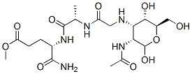 CAS#: 107910-43-0， Methyl (4S)-4-[[(2S)-2-[[2-[[(3R,4S,5S,6R)-3-Acetamido-2,5-Dihydroxy-6-(Hydroxymethyl)Oxan-4-Yl]Amino]Acetyl]Amino]Propanoyl]Amino]-5-Amino-5-Oxopentanoate