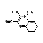 CAS#: 107938-84-1， 3-Amino-4-Methyl-4,6,7,8-Tetrahydro-2-Quinoxalinecarbonitrile