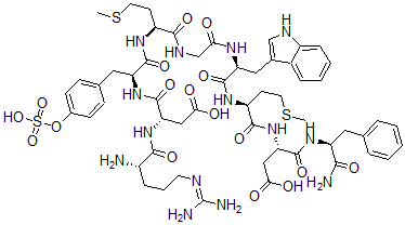 CAS#: 108050-84-6， 1-de(5-oxo-L-proline)-2-L-arginine-5-L-methionine-Caerulein