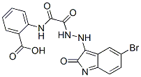 CAS#: 108097-99-0， 2-[[2-[2-(5-Bromo-2-Oxoindol-3-Yl)Hydrazinyl]-2-Oxoacetyl]Amino]Benzoic Acid