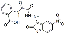 CAS#: 108098-01-7， 2-[[2-[2-(5-Nitro-2-Oxoindol-3-Yl)Hydrazinyl]-2-Oxoacetyl]Amino]Benzoic Acid