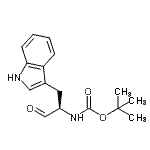 CAS#: 108104-79-6， 2-Methyl-2-Propanyl [(2R)-1-(1H-Indol-3-Yl)-3-Oxo-2-Propanyl]Carbamate