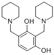 CAS#: 108118-36-1， 2,4-Bis(Piperidin-1-Ylmethyl)Benzene-1,3-Diol