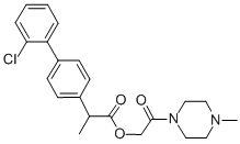 CAS#: 108210-73-7， 2'-Chloro-alpha-Methyl-[1,1'-Biphenyl]-4-Aceticacid 2-(4-Methyl-1-Piperazinyl)-2-Oxoethyl Ester