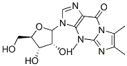 CAS#: 108274-04-0， 3-[(3R,4S,5R)-3,4-Dihydroxy-5-(Hydroxymethyl)Oxolan-2-Yl]-4,6,7-Trimethylimidazo[1,2-a]Purin-9-One