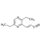 CAS#: 108290-48-8， (2E)-3-(3,6-Diethyl-2-Pyrazinyl)Acrylonitrile