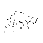 CAS 登录号：108320-83-8， 二钠5'-O-[({[(6-氨基己基)氧基]磷酸基}氧基)磷酸基]尿苷